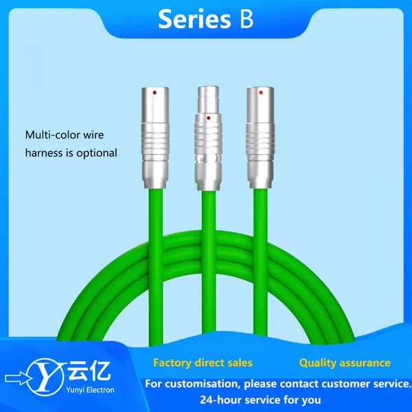 Push-pull Self-locking Connector Floating Socket Welding Type-C Data Cable photo-3