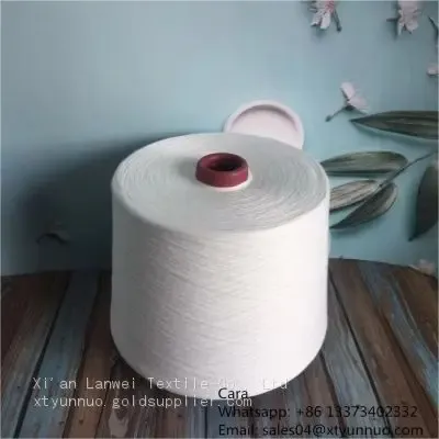 100% Modal Knitting Yarn 40S Raw White Compact Spun Yarn photo-2