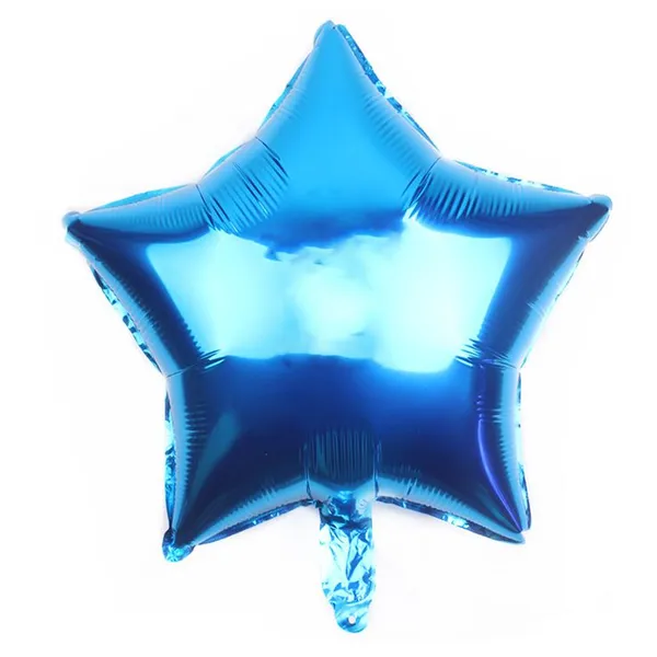 18inch Solid Color Helium Mylar Happy Fathers Day Foil Balloon Oem Ballon Factory Foil Star Balloons for Party Decoration photo-2