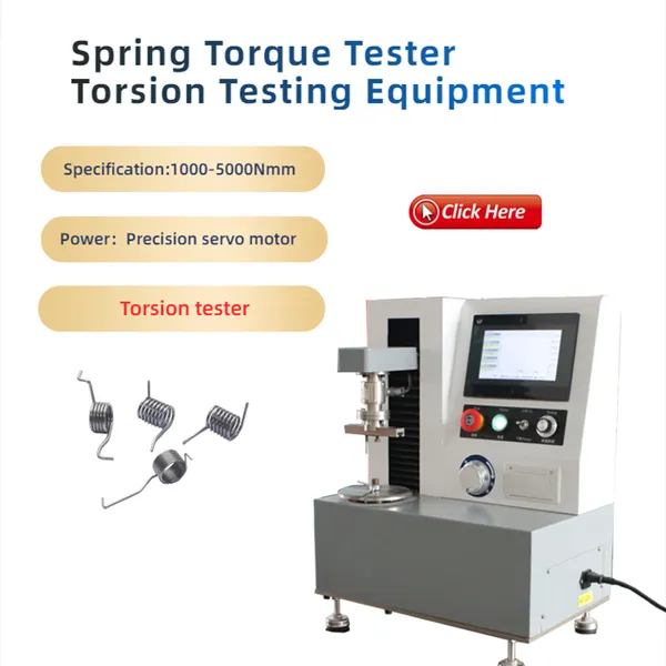 Latest Touch Screen Automatic Spring Torque Tester Torque Testing Machine Manufacturer Disc Coil Spring Torsion Force Tester photo-5