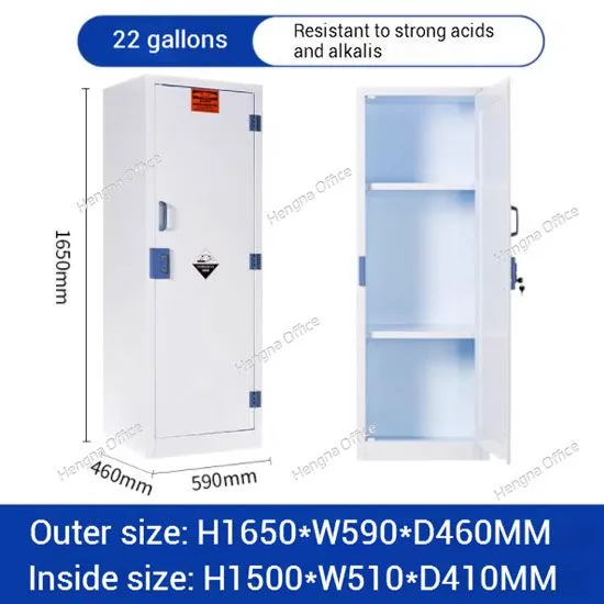 PP Safety Cabinet for Bio-Medical Waste Storage | Double-Lock Secure | Safe Storage for Corrosive Chemicals