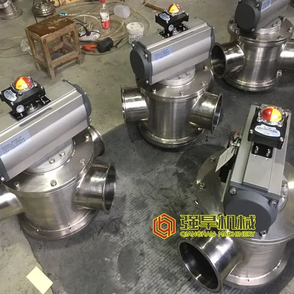 Pneumatic Y-type Three-way Diverter Valve photo-2