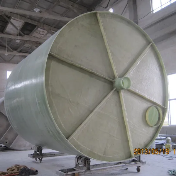 Custom Size FRP Fiberglass Tank Specialized for Dilute Hydrochloric Acid Liquid Storage Treatment photo-5