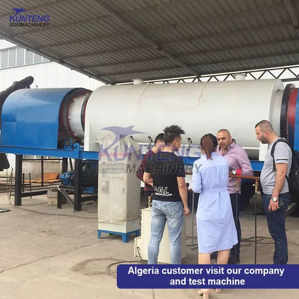 Industrial Continuous Rotary Carbonization Furnace for Chestnut Shell Pistachio Shell Nut Shell Charcoal Making Machine EPC photo-5