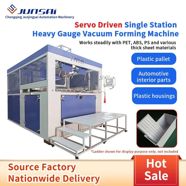 Thick-Sheet Vacuum Forming Machine for ABS/PC Plastic Molding