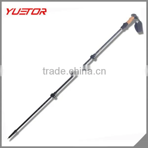 3 Sections Aluminum 7075 External Lock Trekking Pole photo-2