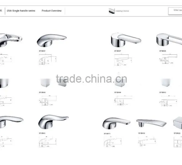 Zinc Kitchen Faucet Handle,basin Mixer Removable Handles,sink Tap Single Handle photo-5