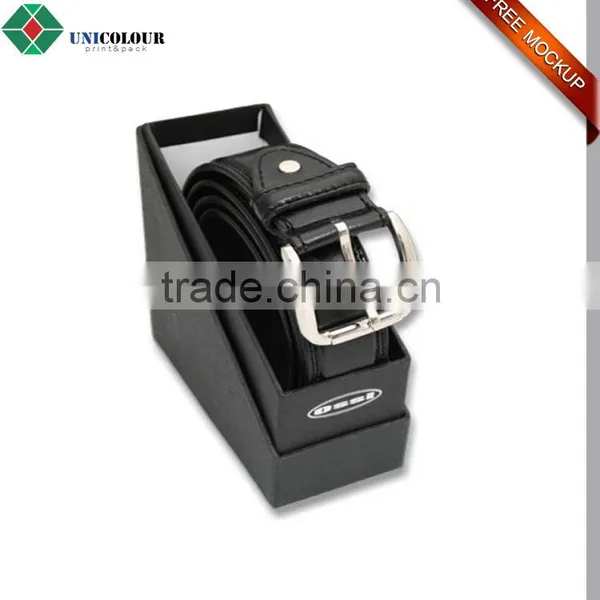 Silver Foiled Leather Belt Cardboard Gift Box photo-2
