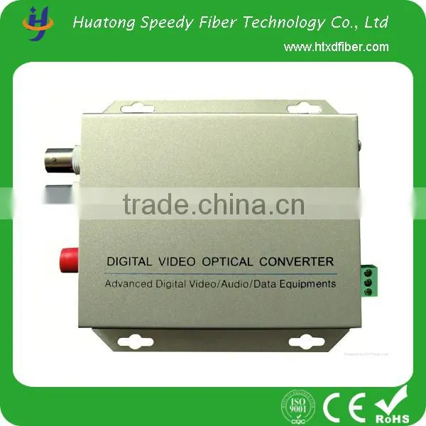 2Ch Video With 1Return Data Fiber SM 20km Fiber Video Converter