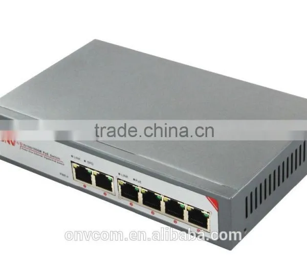 Good Quality Fast Ethernet 4 Port Gigabit Oem Ehternet Switch Poe Switch 48V 802.3af photo-3