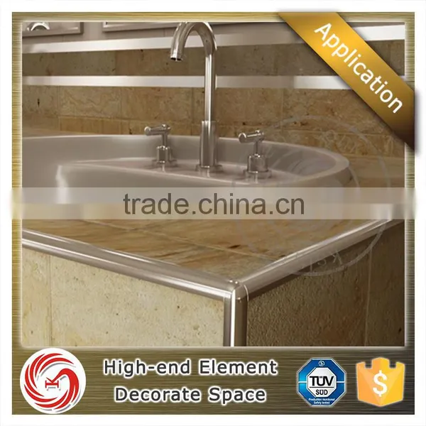 Decorative Quarter Round Aluminum Ceramic Tile Trim Corner for Wall photo-5