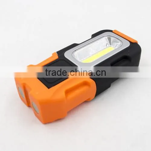 Hot 3AAA Batteries COB Magnetic Working Flashlight photo-3