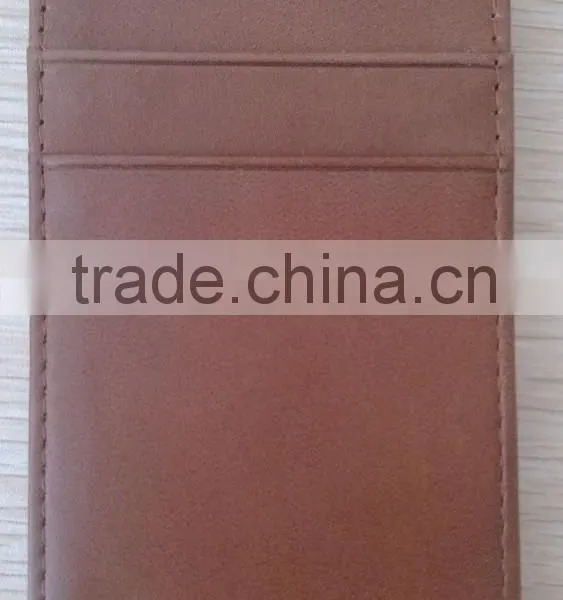 High Quality Promotion Custom Real Leather Printing Magic Wallet photo-2