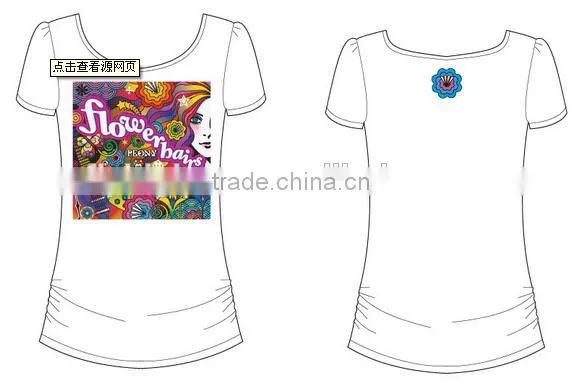 China OEM Plain Cotton T-shirts Women photo-6