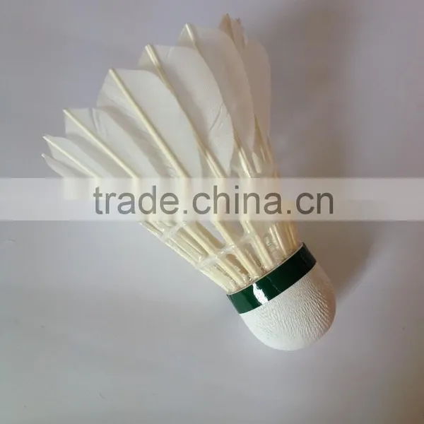 Durable White Golden Goose Feather Shuttlecock Club Using Badminton photo-4