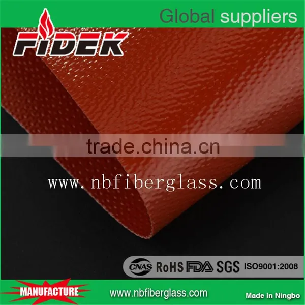 Colored Silicone Rubber Double Side Coated Fiberglass Cloth
