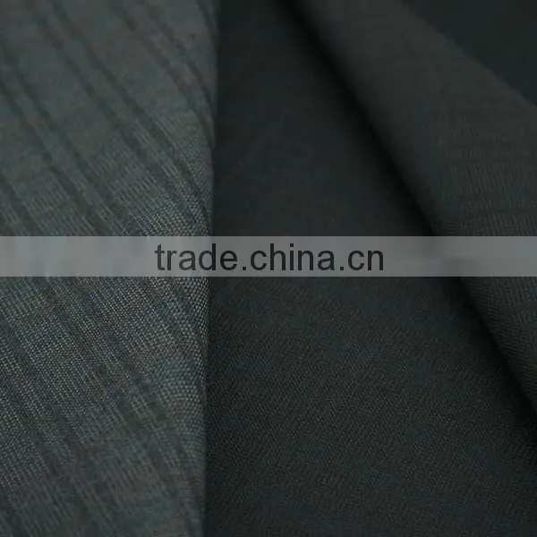 T R 65 35 Rayon Polyester Specification Covert Check Horizontal Stripe Fabric photo-3