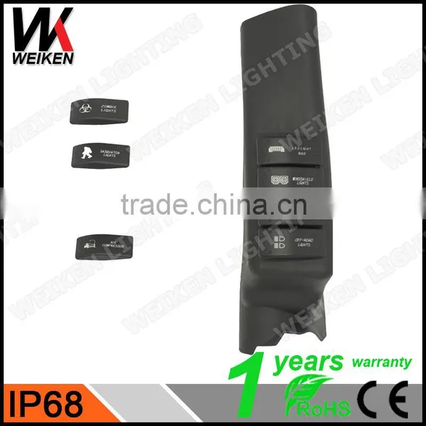 LED Offroad Light Bar Control Car Switch Panel / Truck Parts Accessories jk Wrangler A Pillar Switches