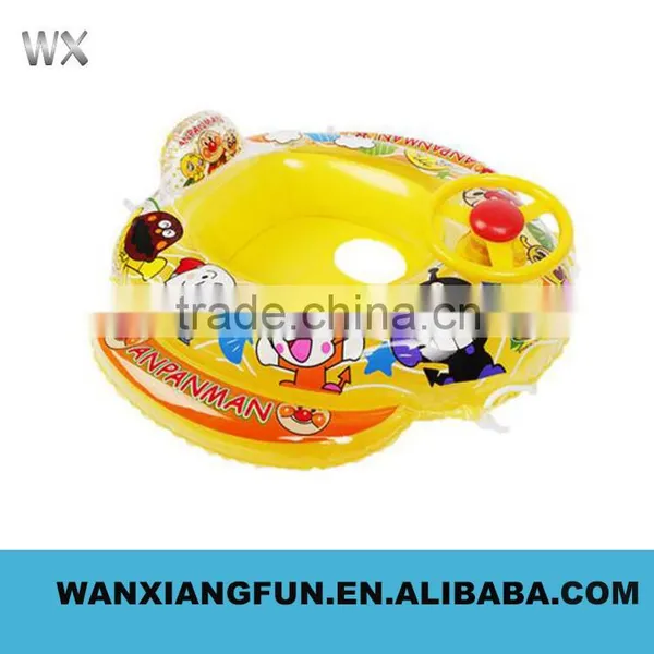 Baby Using Inflatable Swim Boat photo-5