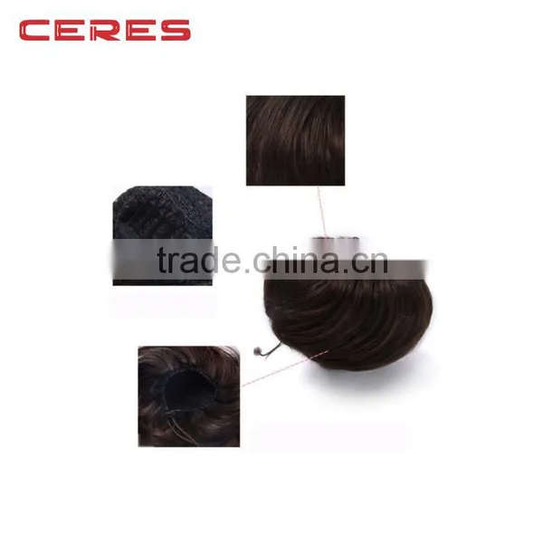 Cheap Fashion Synthetic Hair Bun Accessories Chignon Hair Pieces Bun, Clip Hair Bun Pieces for Black Women photo-6