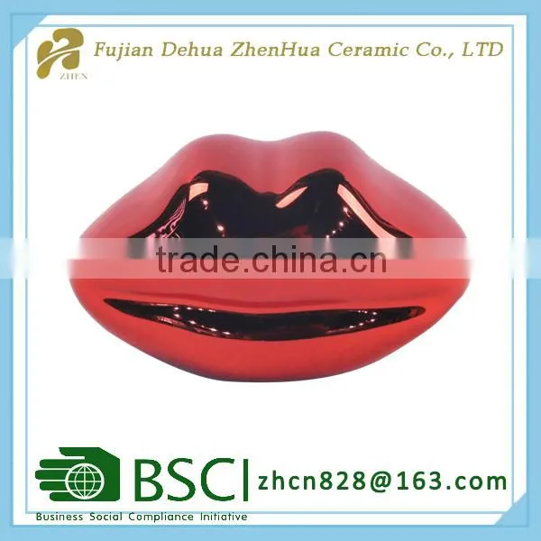 Sexy Lips Shape Small Money Bank for Decoration photo-2