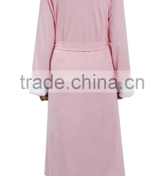 The Hot Products Wholesale Cheap Ladies Pink Bathrobe photo-2