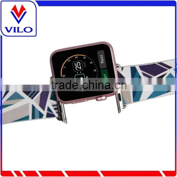 Factory Price Genuine Leather Watch Strap For Apple Watch Wrist Band photo-6