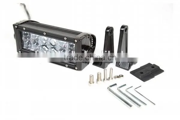 Double Row Led Light Bar, 3W 4D Lens 36w 7" Inch Led Light Bar, Wholesale 4x4 4D Lens 36w Car Led Offroad Light Bar photo-3