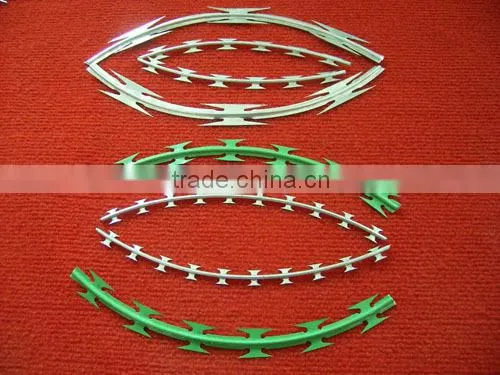 Concertina Razor Barbed Wire BTO-22/low Price Concertina Razor Barbed Wire/Galvanized Razor photo-4