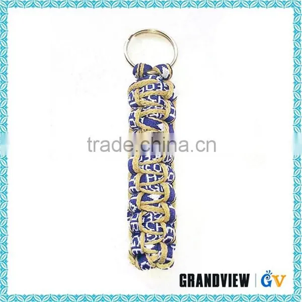 China OEM All Kinds Polyester 4mm Paracord Keychain photo-4