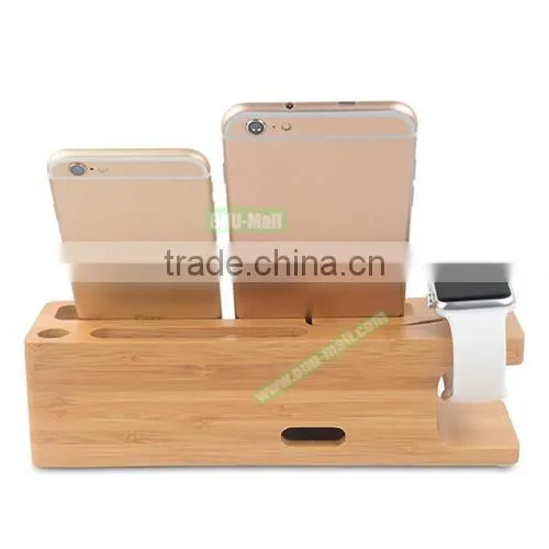 2016 Charging Stand for Apple Watch and for IPhone, for Apple Watch Holder Wood Multifunctional photo-6