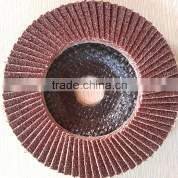 4-7 Inch Aluminum Oxide Flap Disc With Fiberglass Backing Plate photo-2