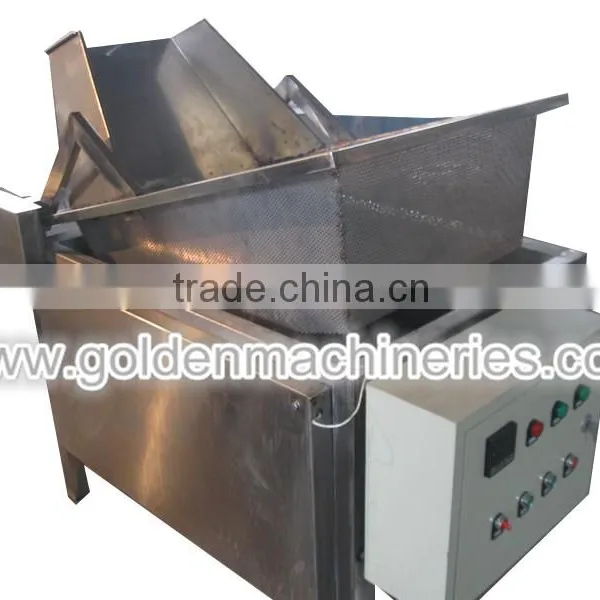 Automatic Discharge Peanut Frying Machine Industrial Deep Fryer photo-3