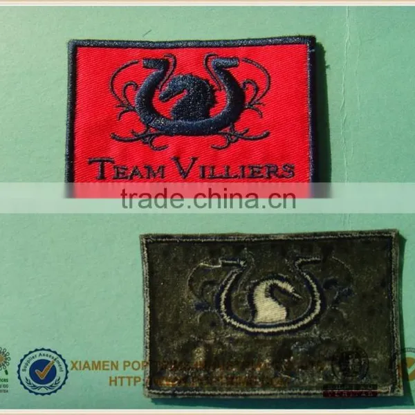 Custom Twill Emboridery Patches Badge With Horse Design photo-2