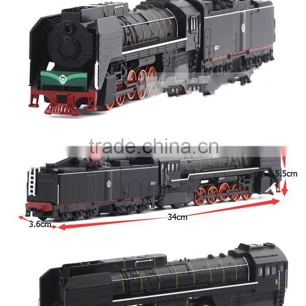 861WB Classic Retro-style Alloy Model Train Steam Locomotive Sound and Light Back Toys HO Scale 1:87 Quality Choice photo-3