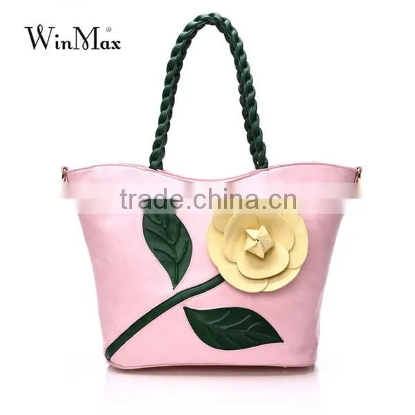 Big Tote Floral Embroidery Sling Bags New Style Ladies Handbags photo-4