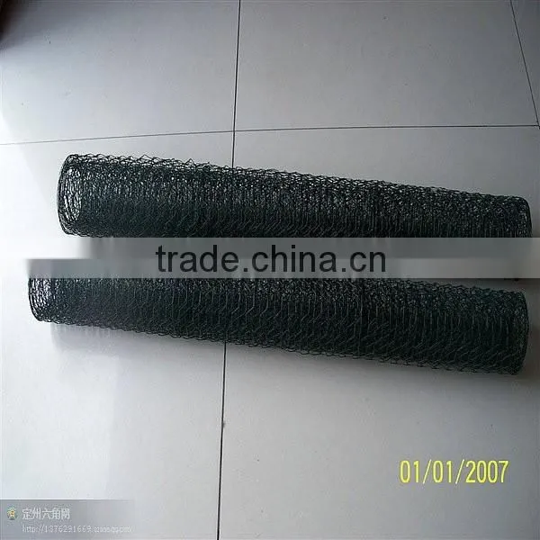 Green/ Black Pvc Coated Small Hole Chicken Wire Mesh photo-3