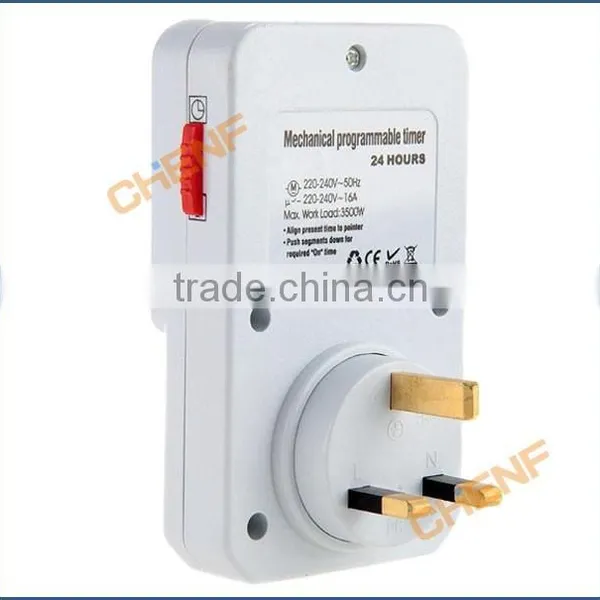 Hot Sell 13A UK Type 24 Hours Mechanical Timer Socket photo-4