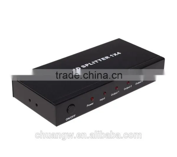 2015 Hot Sales !!!!HD SPLITTER 1x4,New 1x4 3D HD Splitter for HDTV,DVD, HD V1.4 1080P Audio Video Splitter Extender photo-2