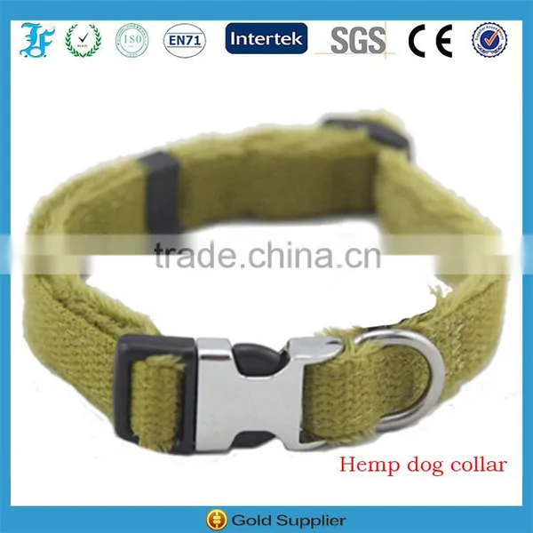 LF Natural Hemp Dog Collar