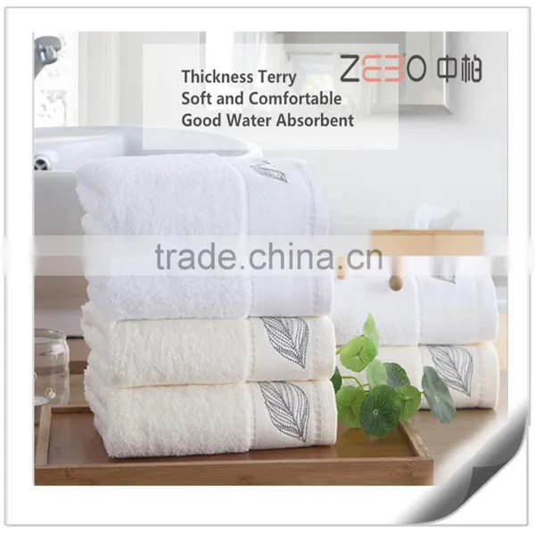 100% Cotton 16s Good Water Absorbent Wholesale White Hotel Spa Towels Quality Choice