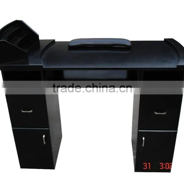 LNE-026 Manicure Table, Nail Desk,Nail Table Nail Salon Manicure Table With Polish Holder Cabinet photo-3