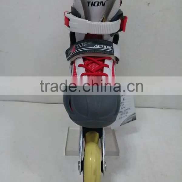 Hard Shell Adjustable Inline Skates Fitness Roller Skates for Entertainment Aluminum Frame Durable PU Wheels photo-3