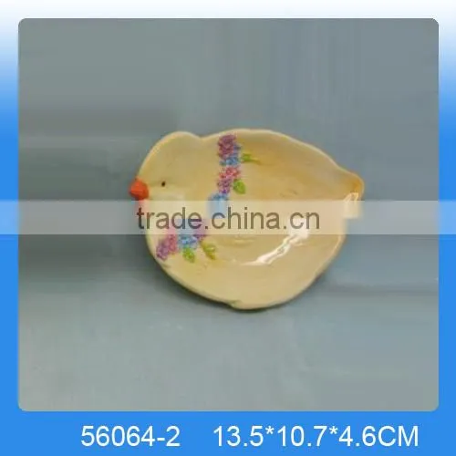 Cutely Ceramic Storage Jar With Cock Figurine photo-5
