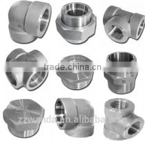 Forged Pipe Fittings ASMEB16.11 Socked Threaded pipe fittings