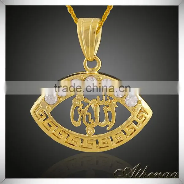 High Quality Allah Muslim Islamic Quran Pendant Wholesale American Diamond Jewelry
