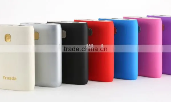 TRUSDA L10 Quick Charge QC 2.0 Power Bank 10400mAh Large Capacity With Rubber Oil USB AC Charger photo-4