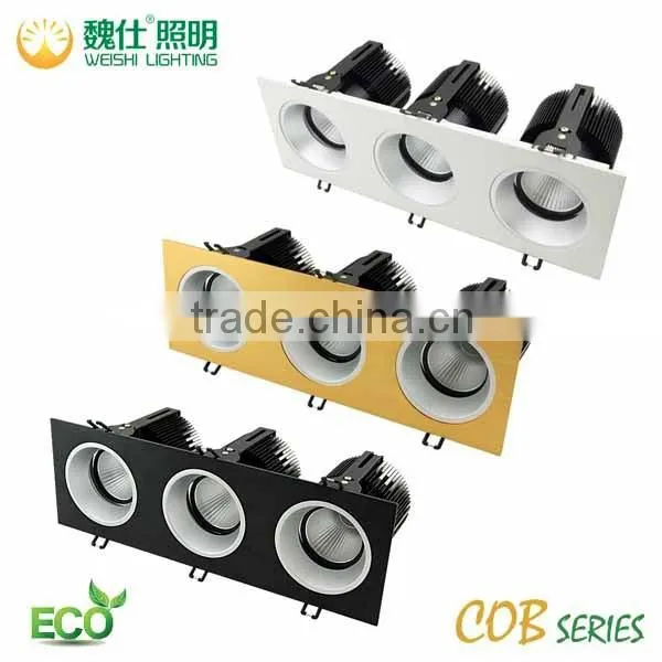 36w Cob Square Led Reccessed Downlight China Manufacutrer, Led Ceiling Downlight photo-3