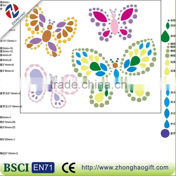 DIY Butterfly Shape Crystal Sticker Design photo-4