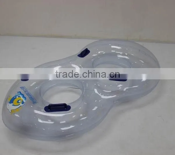 PVC Twin Holes Swim Ring With Hander photo-2